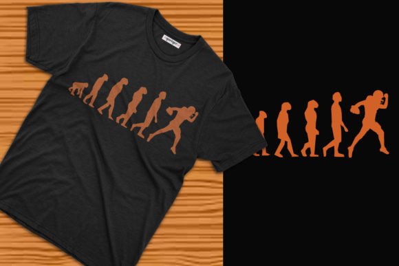 American Football Graphics Tee Design