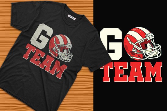 American Football Team Tee Design: Graphics & T-Shirt Designs