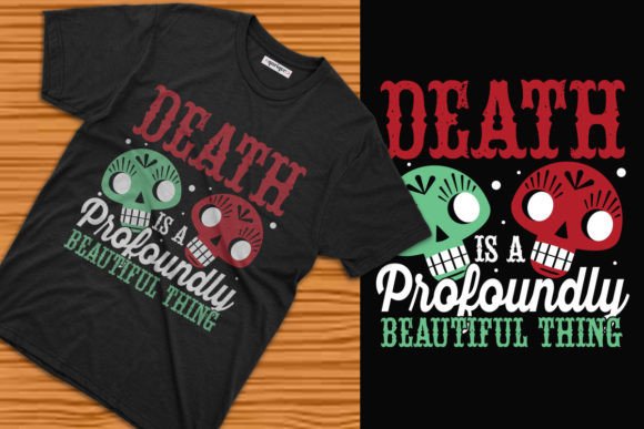 Day of the Dead Skull T-Shirt Design Graphics