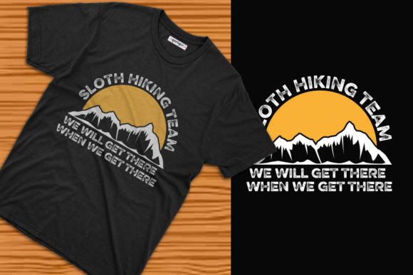 Hiking Team T-shirt Design Graphics