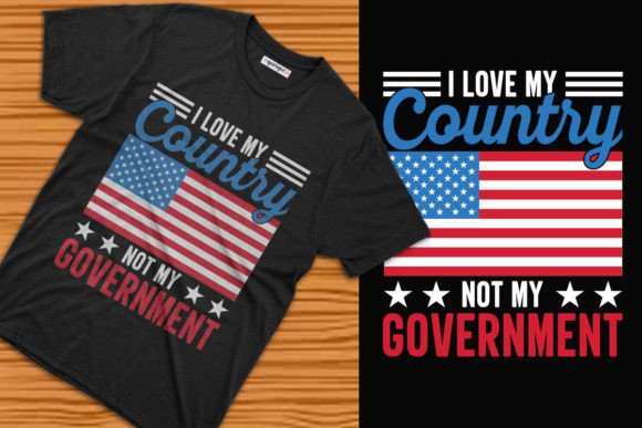 I Love My Country Patriot Day Tee Design