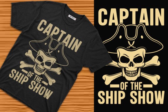 Talk Like a Pirate Captain Graphics & T-Shirt Designs