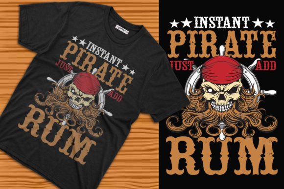 Talk Like a Pirate Skull Graphics & T-Shirt Designs